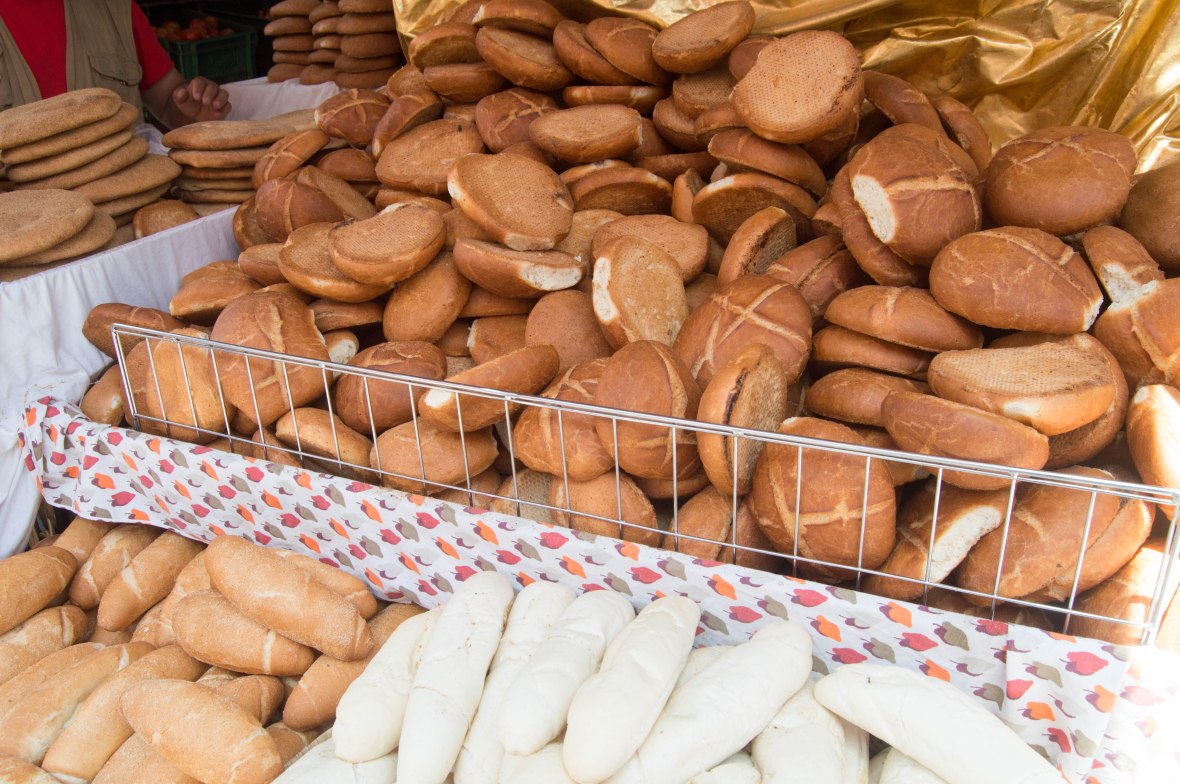 Fresh Bread, Souks, Marrakech, Morocco