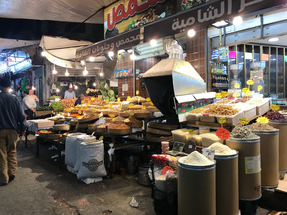 Spices And Food, Market, Amman, Jordan