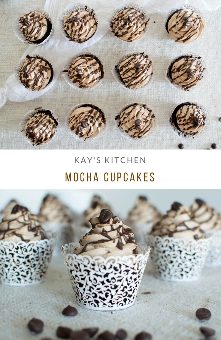 Mocha Cupcakes - Kay's Kitchen