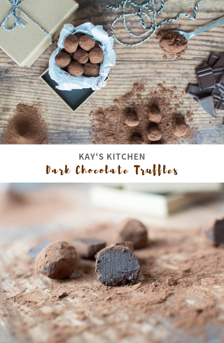 Dark Chocolate Truffles - Kay's Kitchen (1)
