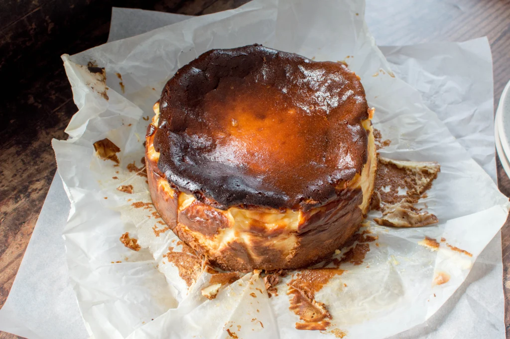Burnt Basque Cheesecake - Kay's Kitchen